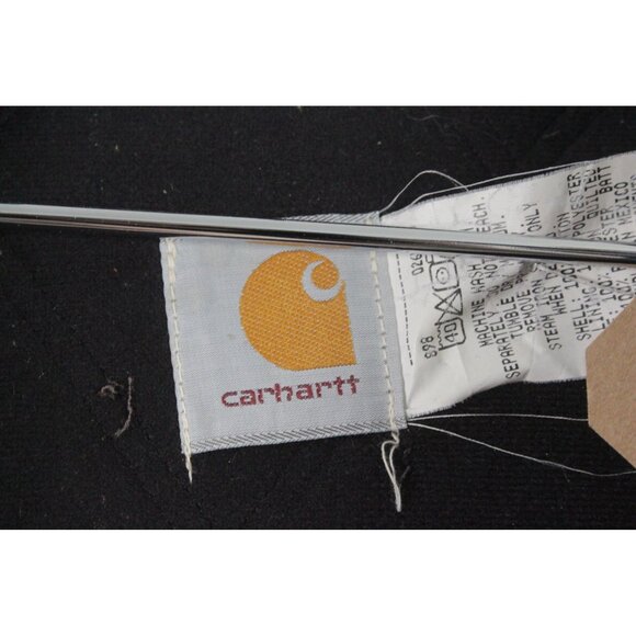 Carhartt Quilt Lined Corduroy Collar Canvas Santa Fe Jacket Teal Green - Picture 3 of 9